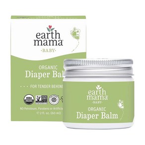 얼쓰마마 오가닉 다이아퍼밤 60ml / Earth Mama Organic Diaper Balm 2oz