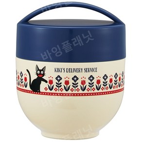 스케이터 향균 진공 보온 스테인리스 도시락 마녀배달부 키키 지지 540ml Skate 공식 런치박스, 1개