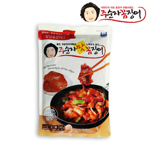 [주순자 맛꼼장어] 주순자특제소스를 버무린 반조리제품 (중불로 5분간 볶으면완성) 600g 2~3인분