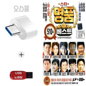 (SS) USB 노래칩 + C 타입젠더 명품베스트 510곡