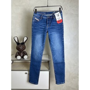 diesel FW22 남성 빈티지 워싱 스트레이트 지퍼 캐주얼 청바지 라이트 그레이 A03558 0GDAP 07