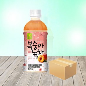 웰그린 스위츠 복숭아녹차 340ml x 20개/녹차 음료