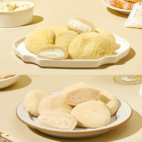 카이막 모찌 3개입 + 인절미 카이막 모찌 3개입 65gx6개입 (총390g), 390g, 1개