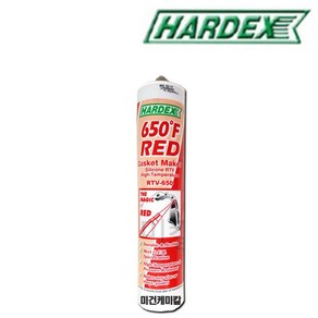 하덱스 HARDEX 내열 가스켓 고온 실리콘 RTV-650 RTV650 카트리지 300g, 하덱스 고온실리콘 RTV-650 300g, 초산타입, 1개