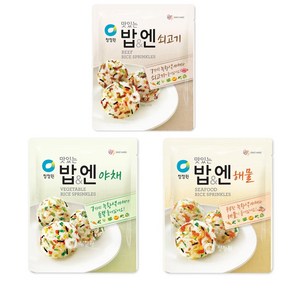 청정원 맛있는 밥엔 야채4개+쇠고기4개+해물4개 총12개, 1개