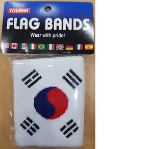 투나 국기 손목밴드(flag bands) 테니스 긴 손목밴드, 국가선택, 