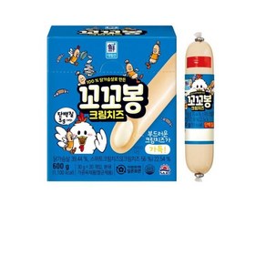 [사조대림] 꼬꼬봉 크림치즈 600g(30gX20) /닭가슴살 소시지, 2개, 600g