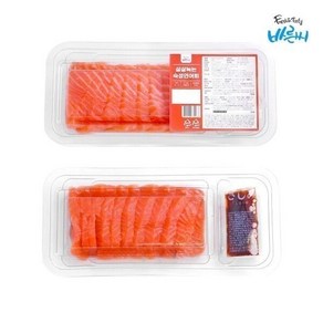 노르웨이 숙성생연어 슬라이스 200g 소스포함 (HACCP), 1개