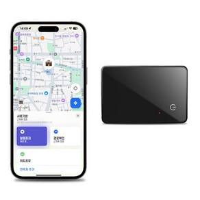 초소형 위치추적기 스마트태그 휴대폰 찾기 핸드폰 슬림 카드 자전거 미아방지, 고급형, 1개