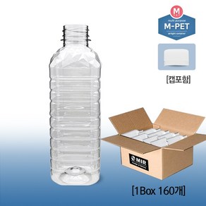 M-PET! 생수병 NEW500ml(사각)(160개입)_30파이