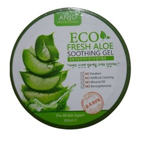 [4개] Anjo eco fresh aloe soothing gel 앙쥬 알로에 수딩 젤 300ml 당일발송