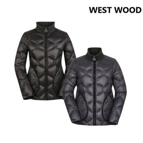 웨스트우드 WESTWOOD 광택감 있는 코팅소재로 고급스러운 여성 에리니트 퀄팅 다운 패딩 자켓 WM4WCDL158