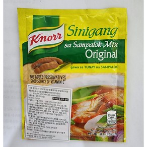 크노르 시니강 사 삼파록 믹스 오리지널 Sinigang woldfood, 44g, 1개