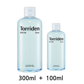 토리든 다이브인 저분자 히알루론산 토너 300ml 기획(+100ml 추가 증정) 랜덤샘플증정, 1개, 400ml