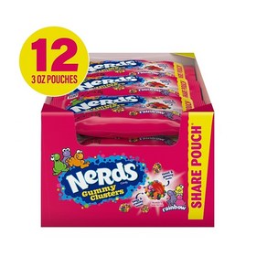 [미국직배송]너드 구미 클러스터 젤리 226g Nerds Gummy Clusters Candy 8oz