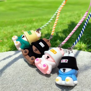모자곰 골프 티걸이 골프소품 티 분실방지 실리콘 캐릭터 티고리, 1세트