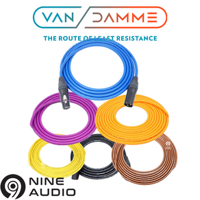 영국 반담 VanDamme XLR 마이크케이블 - NC3MXXB NC3FXXB, 1M, 울트라마린, 1개