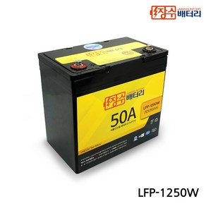 장수배터리 LFP리튬인산철 다용도 배터리LFP-1250W (12V50Ah), 1. 1250W, 1개, 1개입