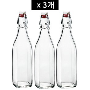 보르미올리 스윙보틀 스윙유리병 1000ml _3개, 1L, 3개