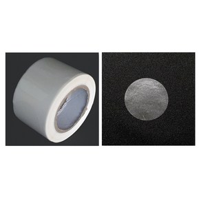 투명 원형 포장 롤 스티커 30mm 500매 씰링 라벨 봉인 테이프 깔끔