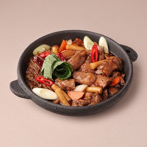 청춘불판 순살 안동 찜닭 900g 순살찜닭 간장찜닭 간장양념 특제소스 간편조리, 1개