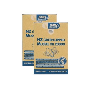 SPH NZ 초록홍합 그린 립 머슬 오일 20000 Geen Lipped Mussel Oil, 2개, 30정