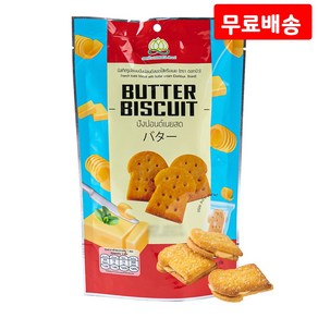 버터 비스킷 60g 덕부아 개별포장 비스킷 스낵 주전부리 간식 과자, 12개