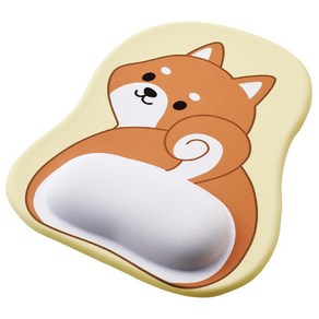 엘레컴 궁디팡팡 손목보호 마우스패드, 강아지, 1개