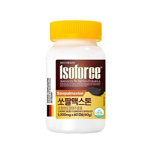 (반값할인) 프로피에스 독일 이소포스 쏘팔맥스톤 1000mg x 60캡슐(8주분) 전립선 건강 쏘팔메토, 60g, 1개