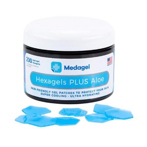 Hexagels 200pcs (세컨스킨 동일상품) 물집 상처 보호 발레용품, 1개