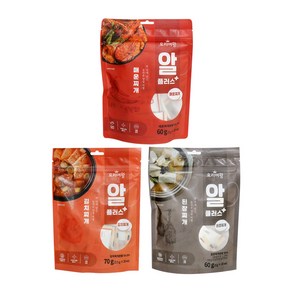 요리여왕 알플러스 김치찌개 +된장찌개 +매운찌개 (알육수), 70g, 1개