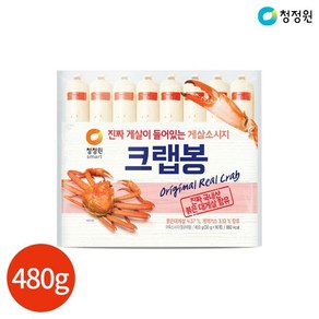 [KT알파쇼핑]청정원 게살소시지 크랩봉 30g x 16개입, 16개