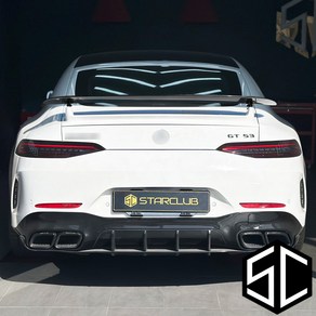 스타클럽 벤츠 AMG GT 4doo X290 리얼 카본 고정식 스포일러 GT43 GT63 20년식~, DIY장착, 리얼카본