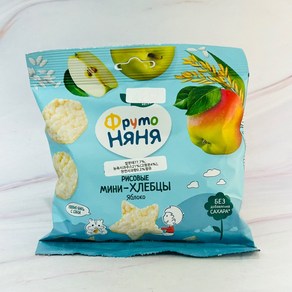 프루토냐냐 라이스크리스피 사과맛 30g (러시아) FruitonyaRice Crispy Apple flavor 30g (Russia)