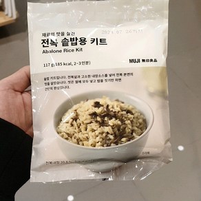 무인양품 전복 솥밥용 키트 117g, 1개, 117ml