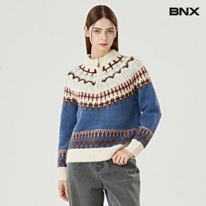 BNX 노르딕 패턴 레글런 아노락 울니트 BW4KP013L0