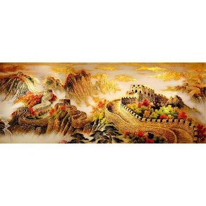 FUYUXIN 3D 만리장성 보석십자수 DIY 120 x 40 cm 21052622, 1세트