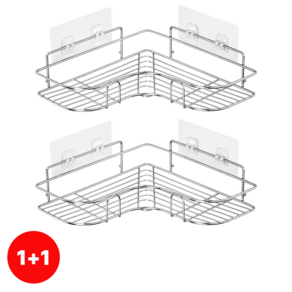릭사 스테인리스 무타공 코너 욕실선반, 상세페이지 참조, 2개