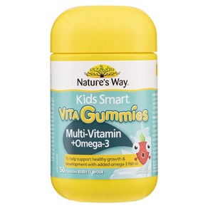 호주 직구 Natue's Way Kids Smat Vita Gummies, 50정, 1개