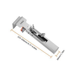 imbot 서랍 고정 클립 빠른 프레스 서랍 클램프 조정 가능한 텔레스코픽 목공 특수 설치 패널 보조 고정 클램프 거치대, 1개