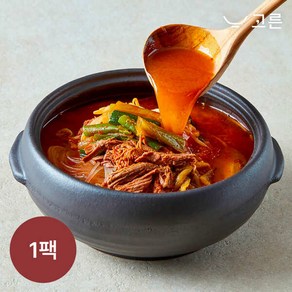 [고른] 대파 육개장 800g 1팩 (1팩 1인분), 1개