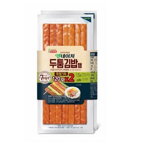 롯데 두툼김밥햄, 1개, 240g