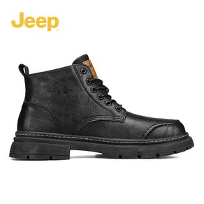 JEEP 지프 남성 봄가을겨울 하이탑 빈티지 소프트가죽 마틴워커 부츠