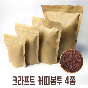 팩스타 크라프트 커피봉투 지퍼스탠드 아로마밸브 500g, 1개입, 25개