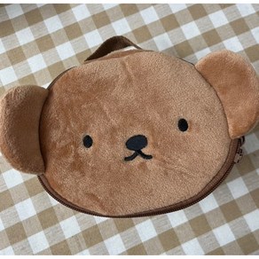 보리스 페이스 파우치 휴대용 파우치 곰 파우, 1개