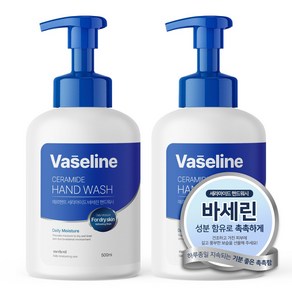 1+1 메르헨트 바세린 세라마이드 핸드워시 500ml 손세정제 물비누 퍼퓸 향기좋은 리필