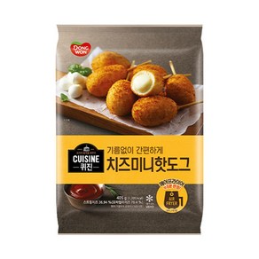 동원 퀴진 치즈 미니핫도그, 4개, 405g