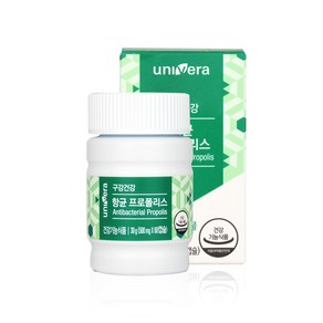 유니베라 항균 프로폴리스 30g(500mg x 60캡슐), 60개