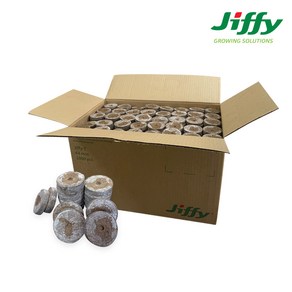 jiffy 지피펠렛 한박스 33mm 44mm 씨앗파종 발아 포트 육묘 친환경 압축상토, 44mm 한박스(1000개), 1개