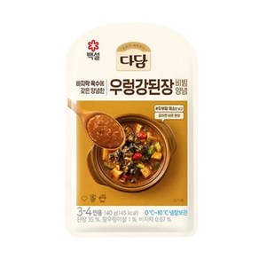 CJ 다담 우렁강된장비빔양념, 24개, 140g